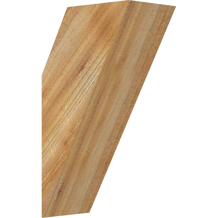 Ekena Millwork 6"W x 10"D x 18"H Traditional Rough Sawn Knee Brace, Western Red Cedar BRC06X10X18TRA00RWR